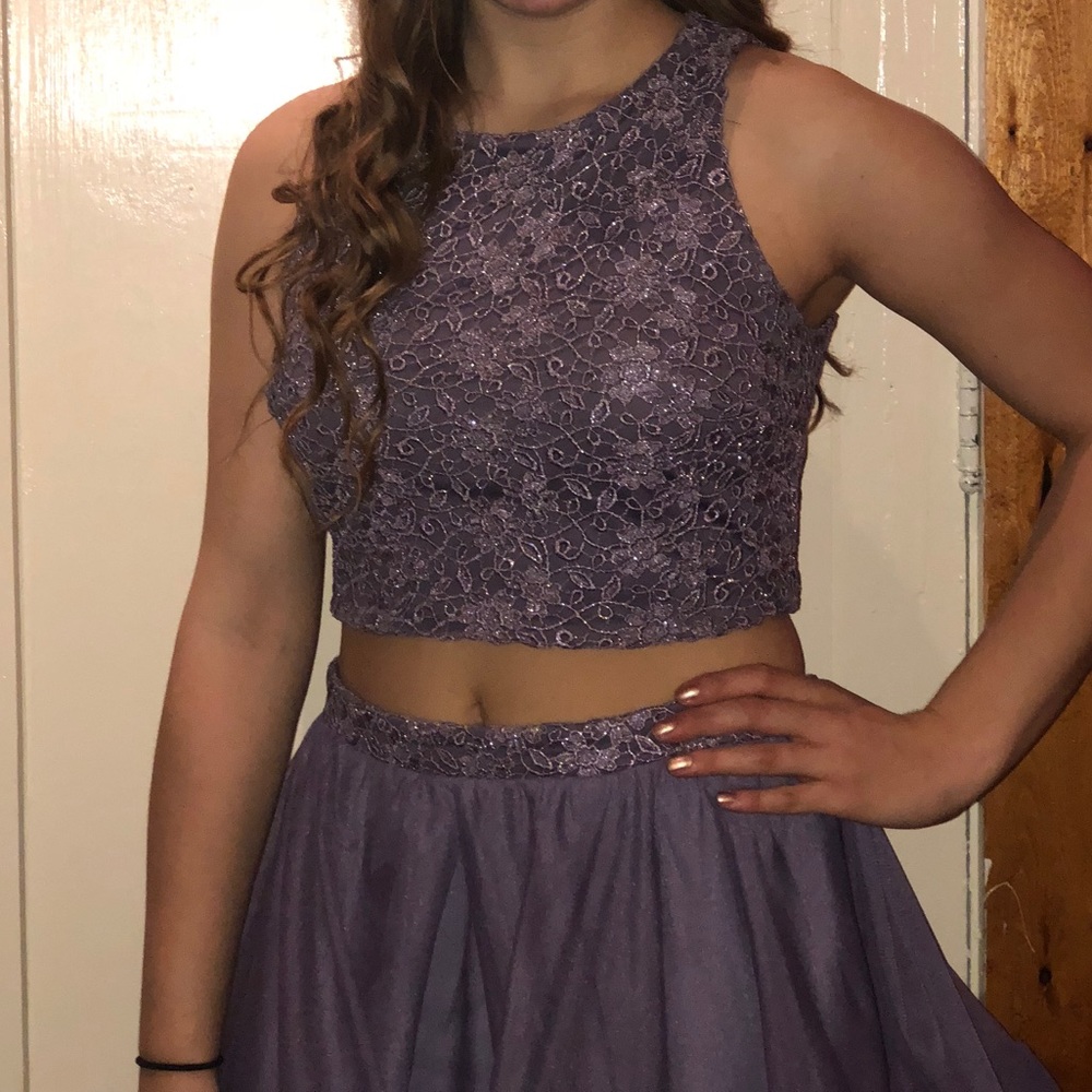 2 piece homecoming dress